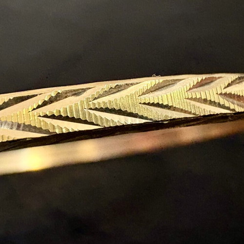 Vintage gold bracelet 14k, 7 grams, 7 cm diameter