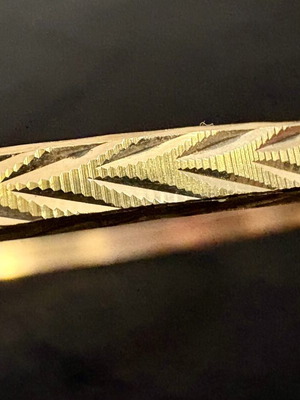 Vintage gold bracelet 14k, 7 grams, 7 cm diameter