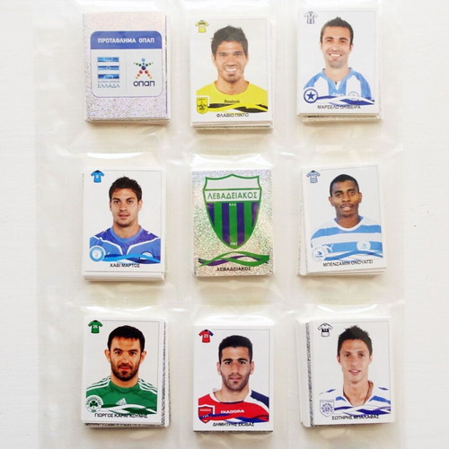 Panini Super League Greece 2009-2010 empty album and complete set like new