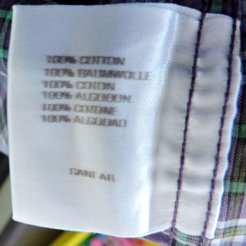 Gant Foxhunt Poplin Men's Long Sleeve Shirt like new, multicolor, size L/XL