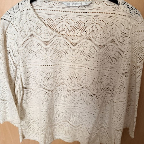 Zara blouse beige, new, size L