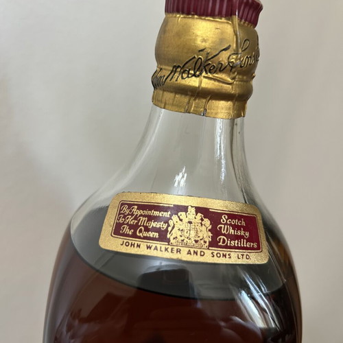 Johnnie Walker Red Label Old Scotch Whisky vintage sealed bottle