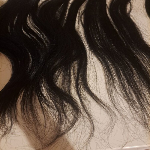 She Italian natural black hair extensions, 4 pieces, various lengths