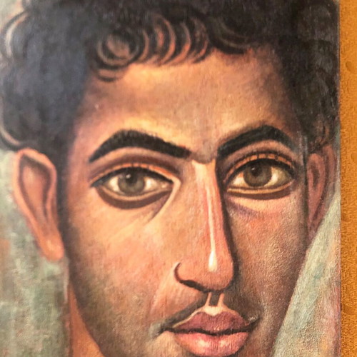 Fayum Portrait Painting on Wood like new