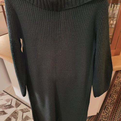 Wool cardigan used, size L, black