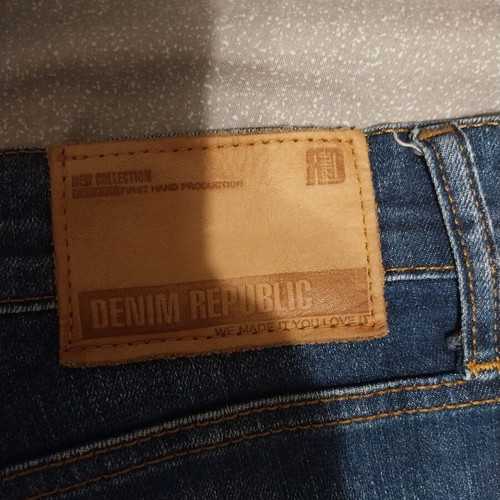 Acerbis denim bermuda shorts like new, size 34, blue