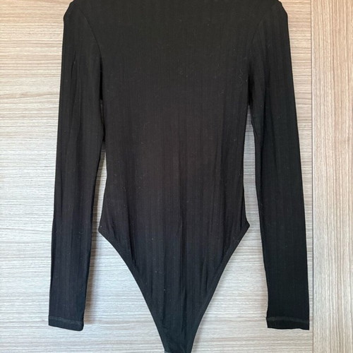 Ichi long-sleeve black bodysuit like new, size S