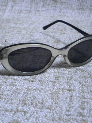 Γυαλιά ηλίου Complices Cat Eye 80s βίνταζ γυναικεία καινούργια, άσπρα και γκρι