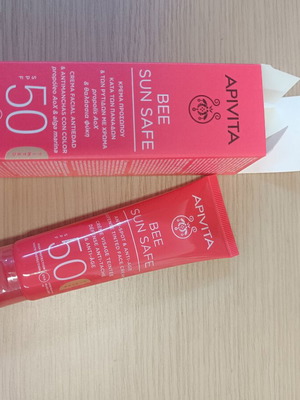 Apivita Sunscreen SPF 50 BB Cream for Spots and Wrinkles