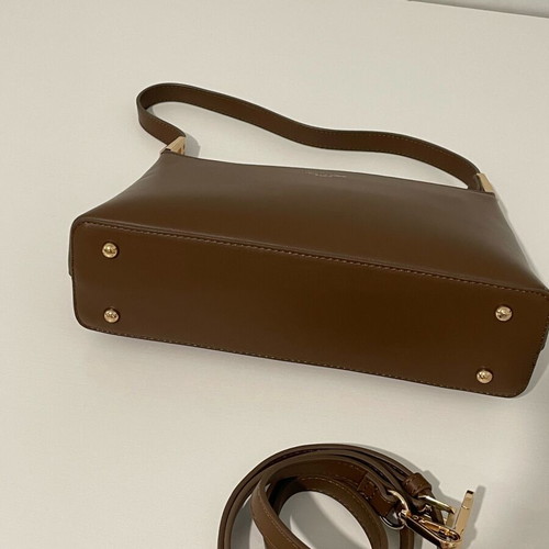 David Jones shoulder bag like new, brown with gold details