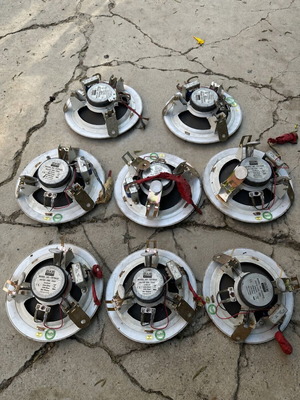 DAP Audio CST6520 8x 100V Ceiling Speakers used, 20W commercial