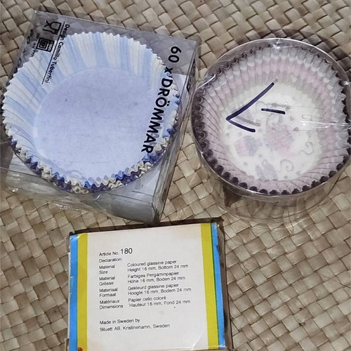 Cupcake and chocolate cases new, 420 pieces, paper
