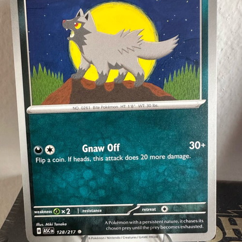 Poochyena card new, beautiful
