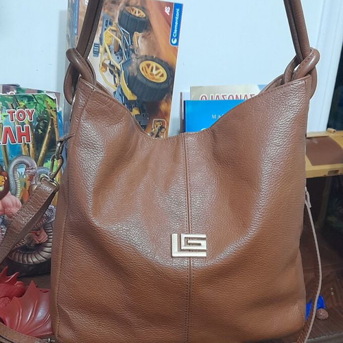 Guy Laroche Shoulder Bag Brown Like New