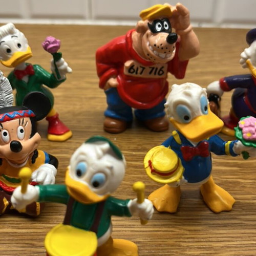 Bullyland vintage collectible figures, 8 pcs, like new