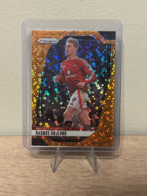 Rasmus Hojlung Manchester United Orange Breakaway Panini Premier League Prizm 2024-2025 card new