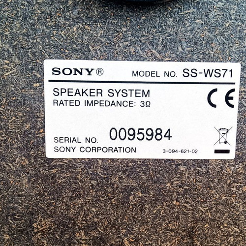 Sony DVD Home Theater System DAV-DZ630 5.1 used with speaker stands