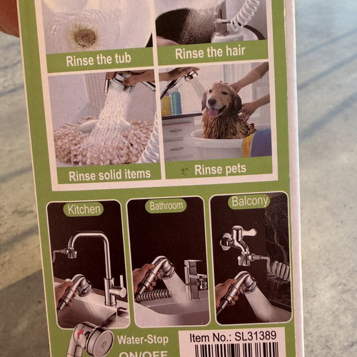 Hand Shower Sink Hose Sprayer with 3 Spray Modes, new