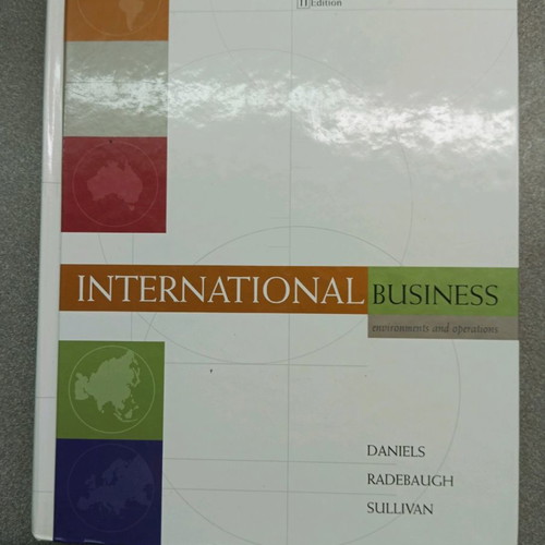 International Business 11th edition book like new, Deree college