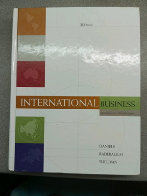 International Business 11th edition book like new, Deree college