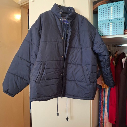 Paolo Borghesi Puffer Jacket blue like new, medium