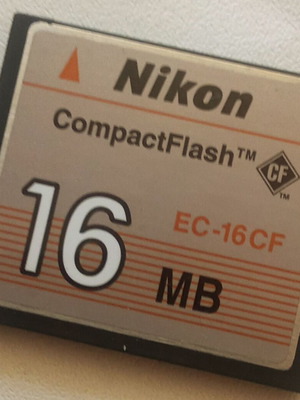 Nikon EC-16CF Compact Flash 16MB μεταχειρισμένη, συλλεκτική 1999