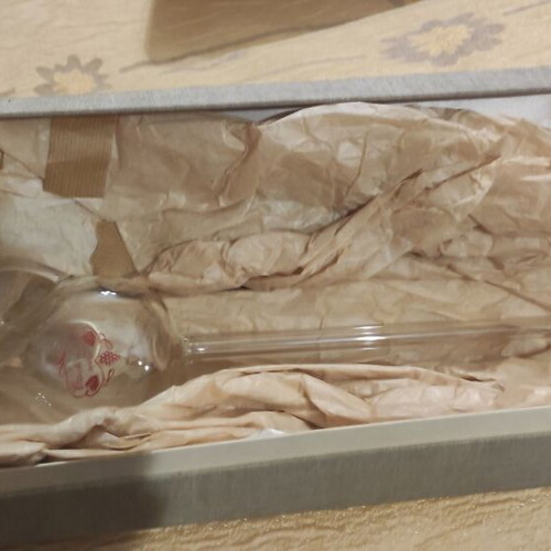 Bohemian Crystal Wine Pipe new