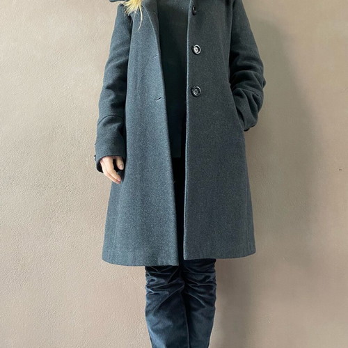 Gray coat like new, size S