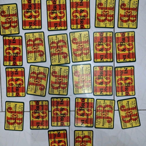 J&B playing cards used, collectible, worn condition