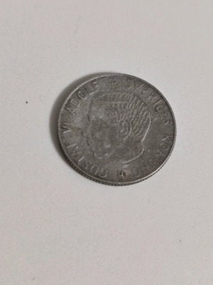 Swedish crown 1964 Gustaf VI Adolf used