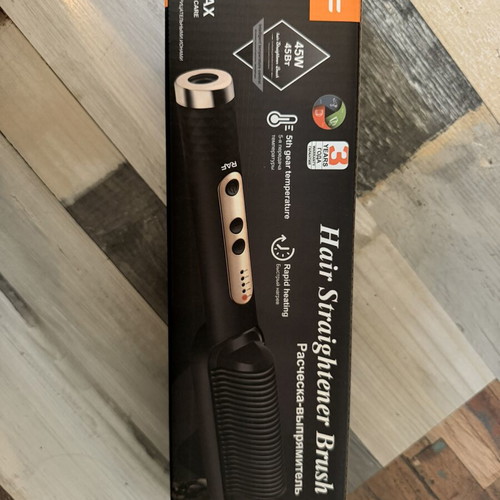 Electric hair straightening brush, dual function, 110V