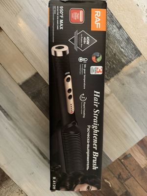 Electric hair straightening brush, dual function, 110V