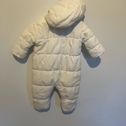 Baby jumpsuit like new, white, 3-6 months