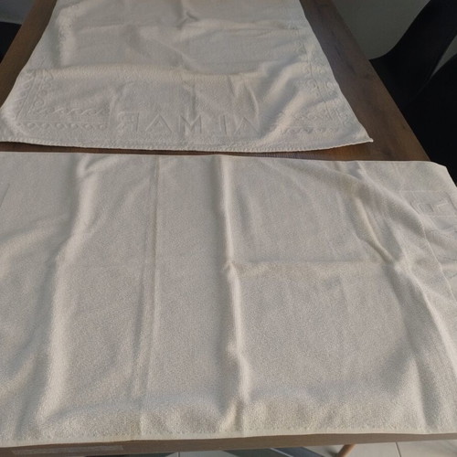 Towel set pack with 1 body towel and 3 face towels, cotton, unused