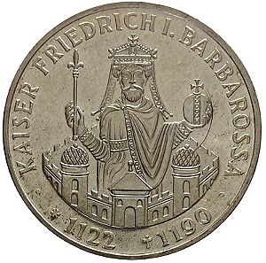 Γερμανία ασημένιο κέρμα 10 μάρκα νόμισμα 1990 V11