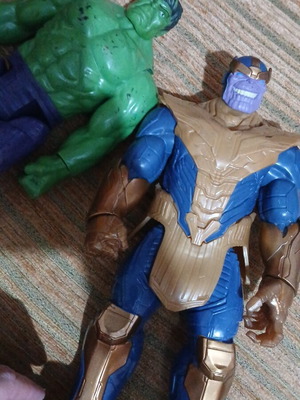 Marvel action figures used, set of two