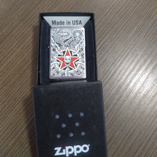 Zippo lighter new with case and replacement stones