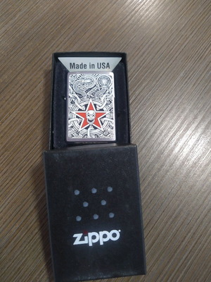 Zippo lighter new with case and replacement stones