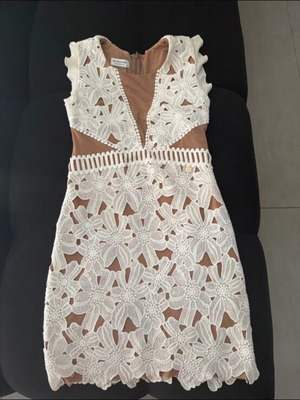 BSB dress for special occasions, white and beige, size M