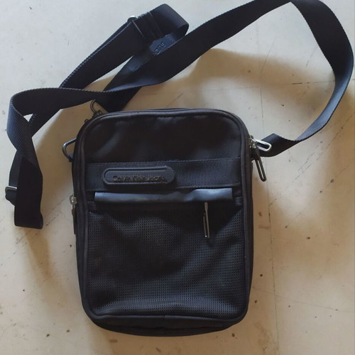 Calvin Klein black crossbody bag with 4 compartments