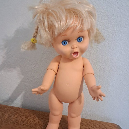 Baby face doll used 34cm