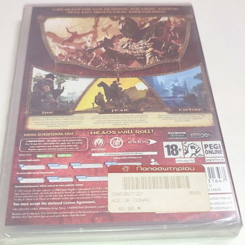 Age of Conan Hyborian Adventures PC new, sealed