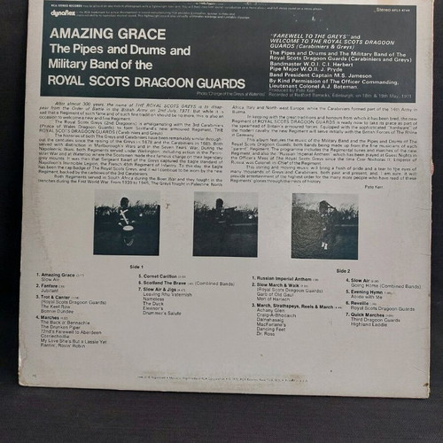 Amazing Grace used by The Pipes And Drums And Military Band Of The Royal Scots Dragoon Guards