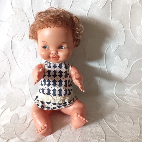 Vintage Famosa Baby Doll 24cm with Original Dress, like new