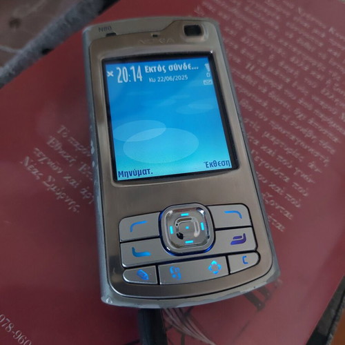 Nokia N80 used silver slider phone with 3MP camera