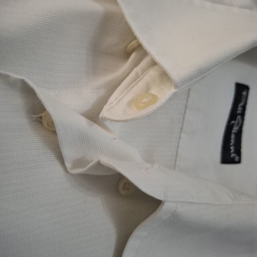 Poli Gianni White Dress Shirt size L like new