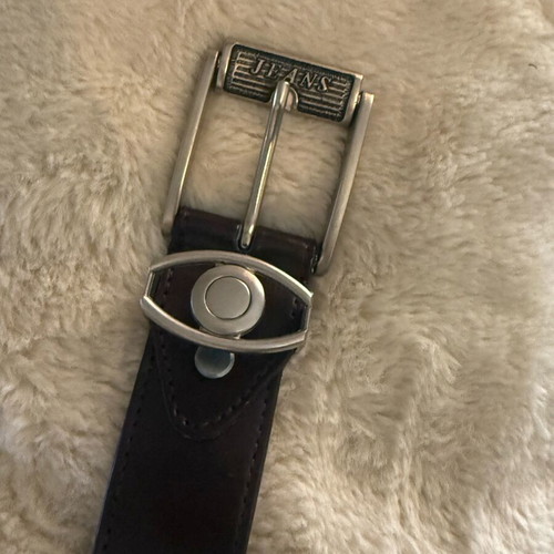 Leather belt s 1m x 4cm new, brown