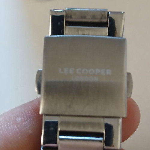 Lee Cooper LC08007.350 men's watch like new, black and silver