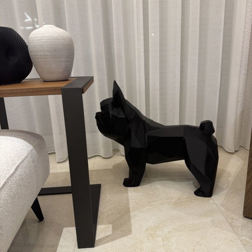French Bulldog Decorative Statue used, modern design