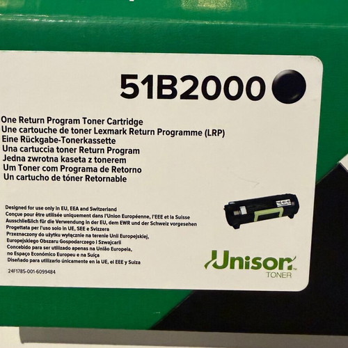 Lexmark toner MS/MX 317 417 517 617 like new